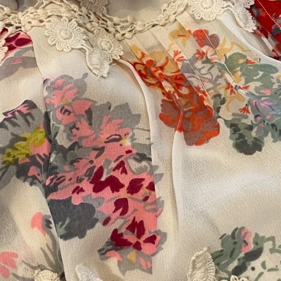 Anthropologie Ranna Gill Kalila Floral Dress Multicolored 33377 - Picture 15 of 16